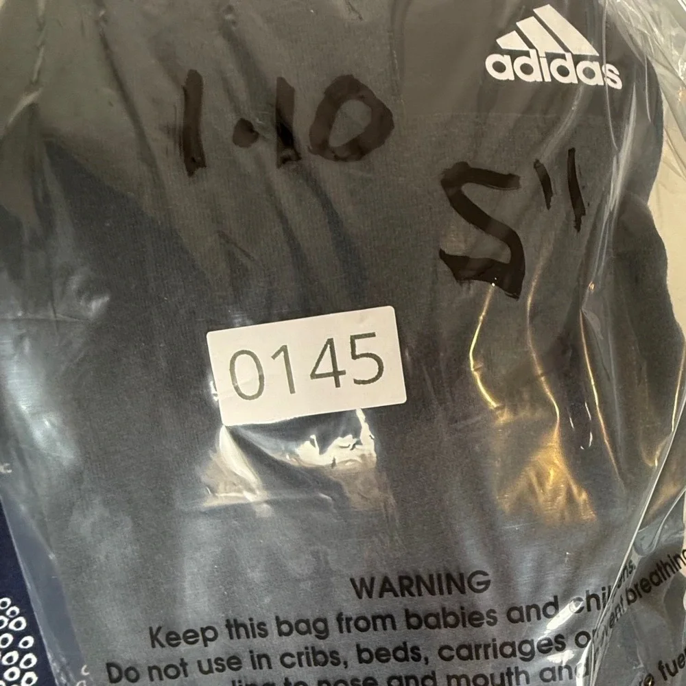 Adidas‎ Mens Box Logo Hoodie Faded Black Pullover Sweatshirt Small 0145